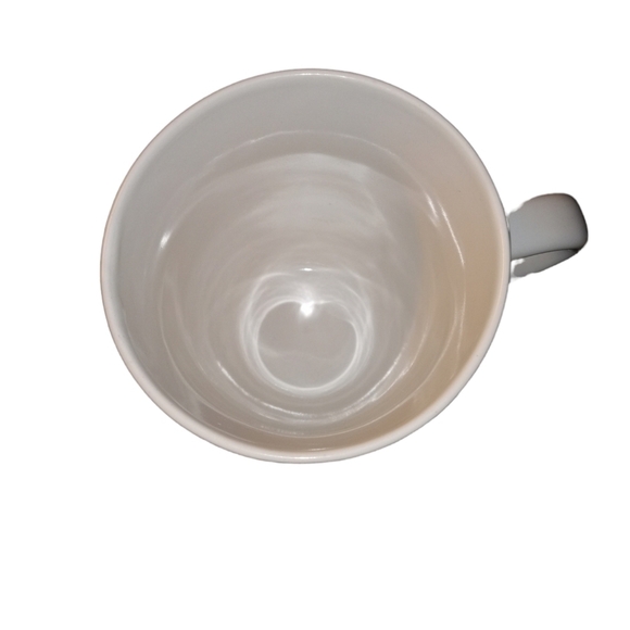 Starbucks Oversized Classic White with Red Lettering 5 1/2" Coffee Mug - Picture 5 of 8